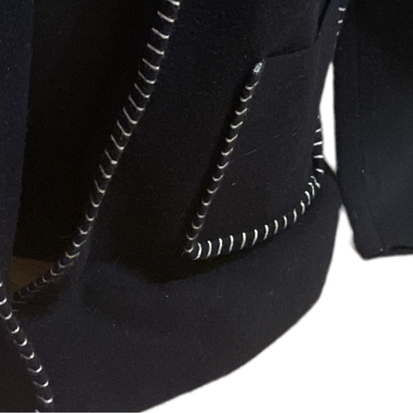 Navy Blue Open Cardigan - Picture 4 of 4